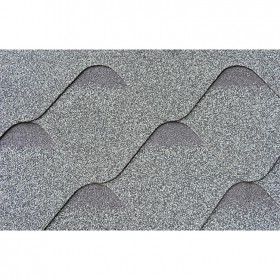 水墨灰 波紋型 瀝青瓦 工廠直銷(xiāo) 國(guó)內(nèi)供應(yīng)  環(huán)保屋頂