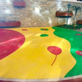 成都幼兒園彩色塑膠地板 EMPD顆粒塑膠 透氣塑膠跑道橡膠跑道 施工運(yùn)動跑道