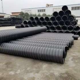 都得利 鋼帶波紋管報(bào)價SN8  hdpe鋼帶螺旋增強(qiáng)波紋管批發(fā)品牌專業(yè)