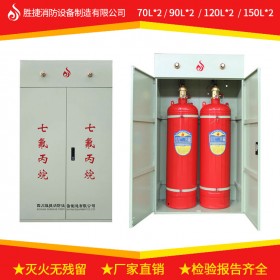 雙瓶組柜式七氟丙烷氣體滅火系統(tǒng)70L-150L四川勝捷消防廠家批發(fā)