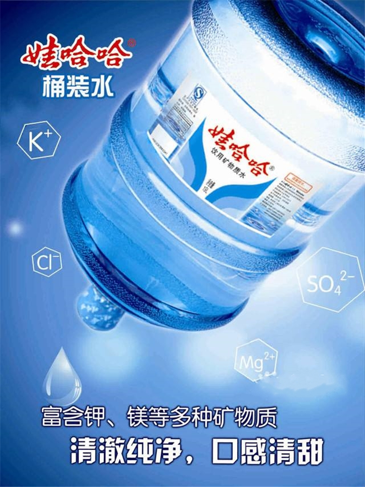 娃哈哈天然礦物質(zhì)水1