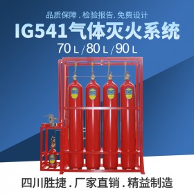 IG541氣體滅火設(shè)備 四川成都地鐵機(jī)房IG541混合氣體自動(dòng)滅火系統(tǒng)裝置廠家