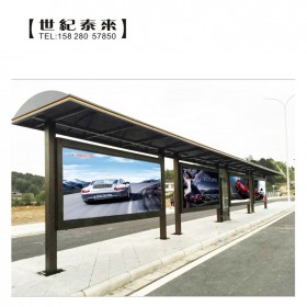 不銹鋼公交站臺廠家不銹鋼公交站亭設(shè)計智能電子站牌專業(yè)制造