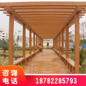 仿木長(zhǎng)廊仿木葡萄架水泥花架GRC葡萄架