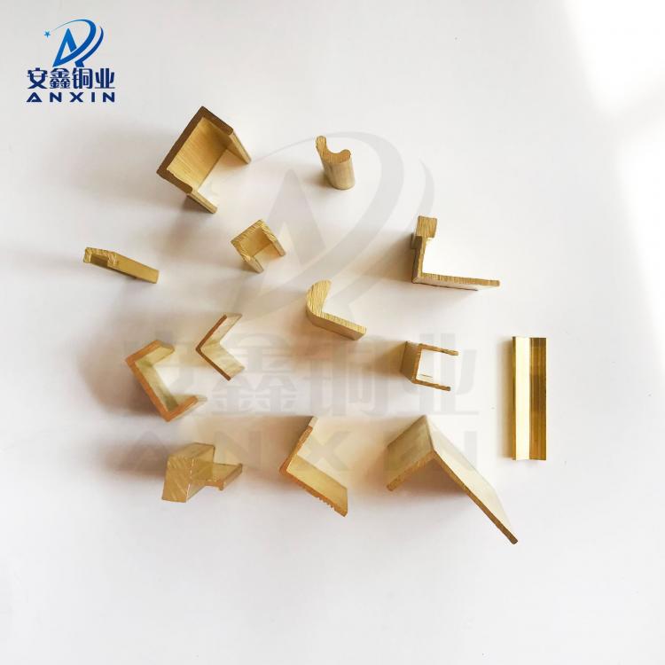 安鑫銅業(yè)批發(fā)供應(yīng)實心扁銅條 L型銅條 樓梯防滑銅條 U型銅條訂做