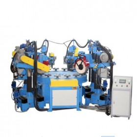 成都四磨頭自動圓盤拋光機 外圓拋光機 全自動轉(zhuǎn)盤拋光機供應