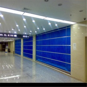 不銹鋼卷閘門(mén)  電動(dòng)無(wú)機(jī)布防火卷簾門(mén)  多場(chǎng)景可用  保溫效果好