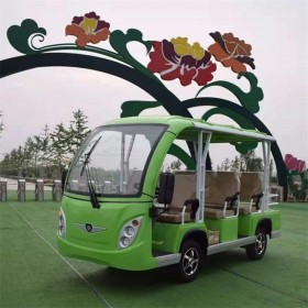 綠色電動觀光車 9座 旅游觀光車現(xiàn)貨供應