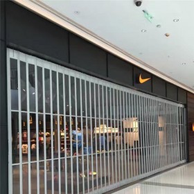 新款鋁合金水晶折疊門(mén) 透明推拉門(mén)輕型拉 辦公室隔斷折疊門(mén)批發(fā)