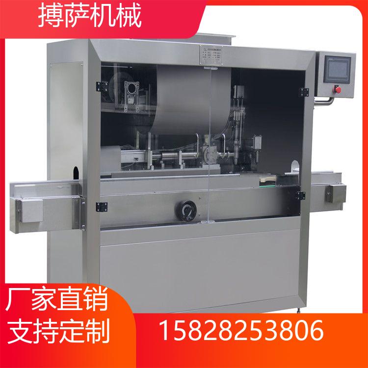 全自動玻璃瓶灌裝機(jī)定制 一機(jī)多用更換簡單 PLC智能控制觸摸屏顯示