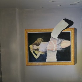成都3d墻體彩繪 立體畫(huà)室內(nèi)手繪墻 工裝畫(huà)風(fēng)格