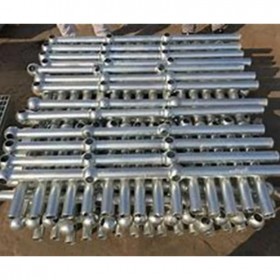 鍍鋅樓梯空心球球形立柱 按全防護(hù)欄樓梯扶手 廠家批發(fā)