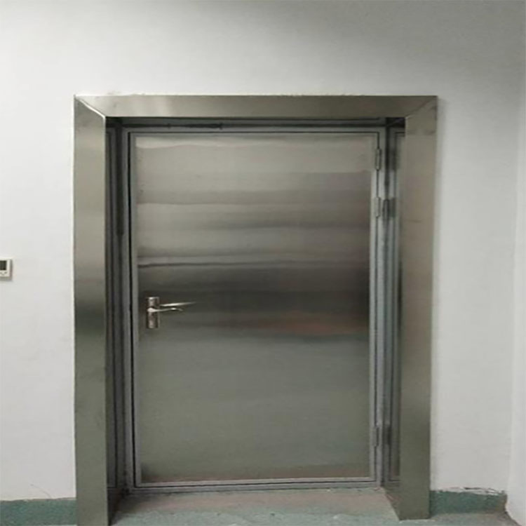 光銘 工廠防輻射門 手術(shù)室電動(dòng)不銹鋼鉛門定制 CT方艙