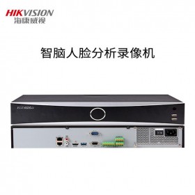 ?？低昇VR硬盤錄像機16/32路監(jiān)控主機iDS-7932NX-K4/FA人臉偵測