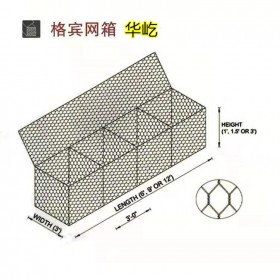 石籠網(wǎng)價格工廠生產格賓網(wǎng)網(wǎng)孔型號定制綠皮包石網(wǎng)