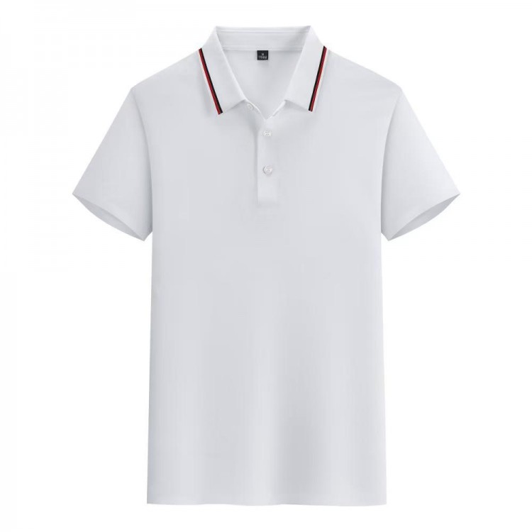 JQ  T61 銅氨棉二級拼色領(lǐng)POLO杉短袖批發(fā) 佳綺服裝定制生產(chǎn)廠家