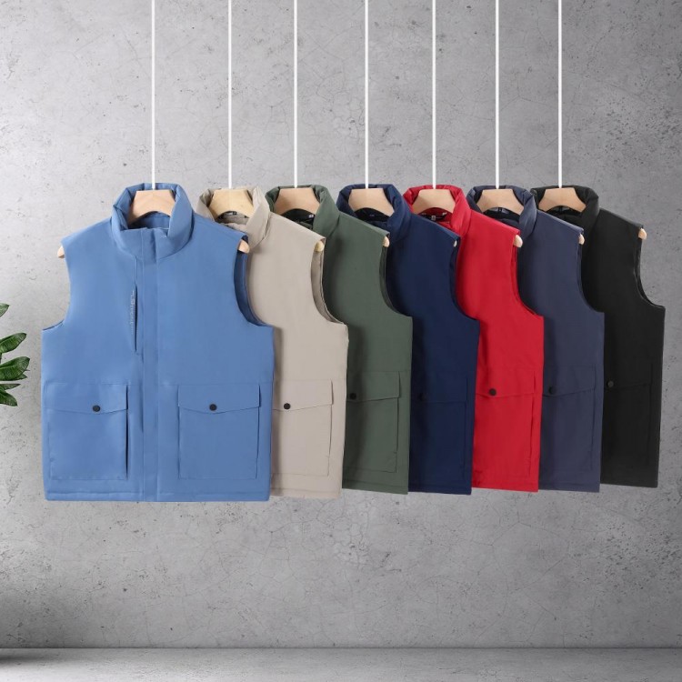 JQ 羽絨馬甲520批發(fā) 顏色多樣 佳綺服裝定制生產(chǎn)廠家