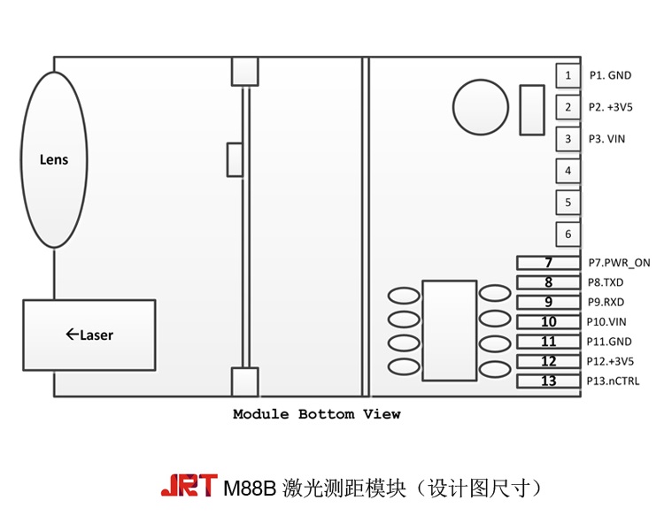 60米激光測(cè)距模組設(shè)計(jì)圖