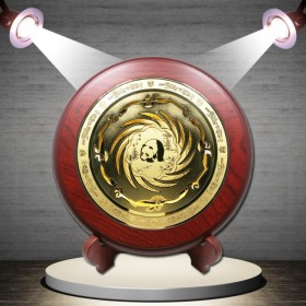 金屬紀(jì)念擺盤定制廠家 太陽神鳥禮品批發(fā)供應(yīng)商