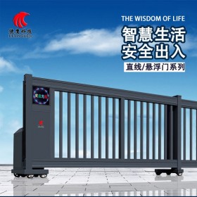 四川成都廠家直銷無(wú)軌懸浮門 電動(dòng)平移直線門 智能懸臂門 平移門
