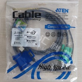 ATEN 宏正 四川總代理 2L-5202U USB接口 切換器連接線+3in1SPHD 提供HDB及USB信號 電腦端連接頭 1.8米