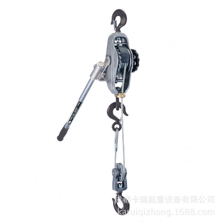德國(guó)原裝Yale耶魯鋼絲繩手扳葫蘆鋁合金外殼開關(guān)貨車門裝置