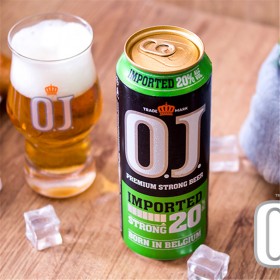 OJ烈性啤酒 精釀高度啤酒比利時啤酒 原裝進口500ml*24聽