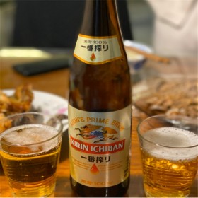 麒麟（kirin）一番榨啤酒國產日本工藝精釀全麥啤酒 330ml*24瓶