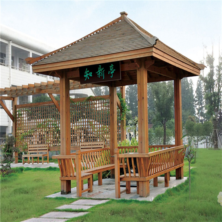防腐木涼亭 承接設(shè)計(jì) 戶(hù)外別墅庭院露臺(tái) 休閑景觀(guān)亭定制