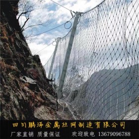 RXI-150型環(huán)形被動(dòng)防護(hù)網(wǎng) 山體防護(hù)防落石鋼絲網(wǎng)蜘蛛網(wǎng) 鵬澤絲網(wǎng)