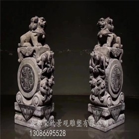 源頭廠家 仿古石雕動(dòng)物 鎮(zhèn)宅石雕大象 精品石凳石桌 可定制