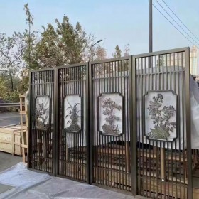 酒店會所別墅入戶不銹鋼隔斷屏風(fēng)玄關(guān) 可來樣設(shè)計 加工定制