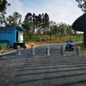 安世科 天水全自動防撞柱 手提柱路樁 全自動防撞柱 金屬擋車柱