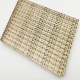 瓦楞藝術(shù)夾絲玻璃環(huán)保隔音隔熱安全玻璃廣安玻璃廠