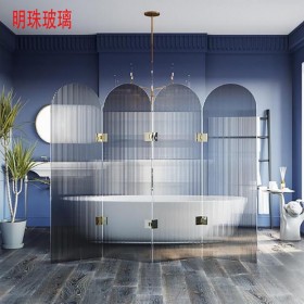 成都廠家生產(chǎn)批發(fā)各種壓花鋼化長(zhǎng)虹玻璃 瓦楞玻璃隔斷