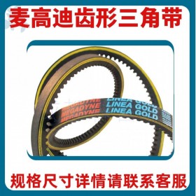 隧道機(jī)械風(fēng)機(jī)砂石破碎機(jī)石油機(jī)械水泥設(shè)備意大利麥高迪進(jìn)口切邊三角帶 齒形三角帶 包布三角帶