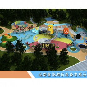 公園兒童游樂設備廠家定制大型游樂設備不銹鋼滑梯
