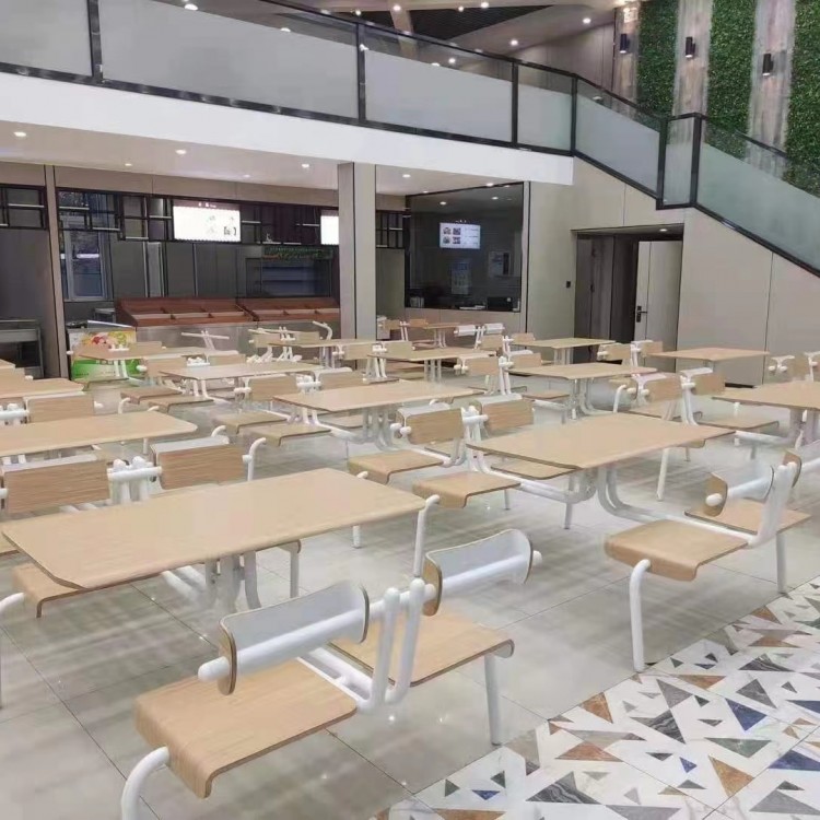 萬(wàn)泰食堂餐桌椅定制 辦公家具生產(chǎn)廠家