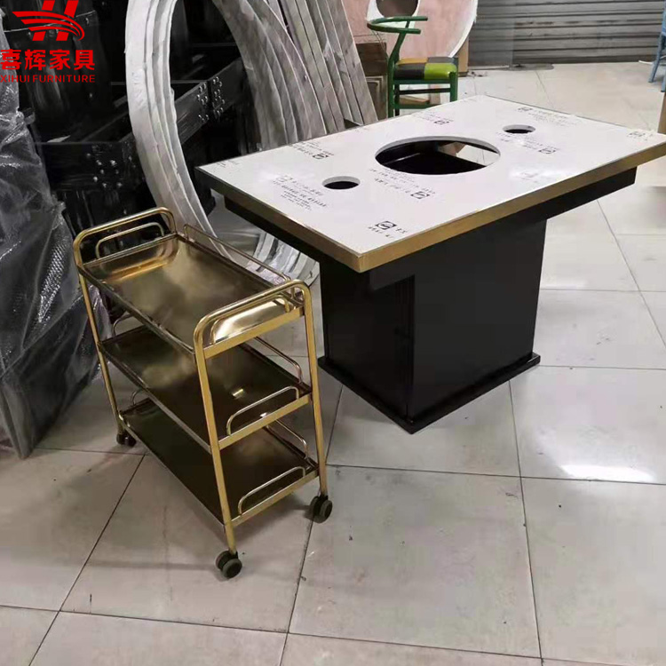 成都餐廳飯廳火鍋餐桌椅長桌-定做