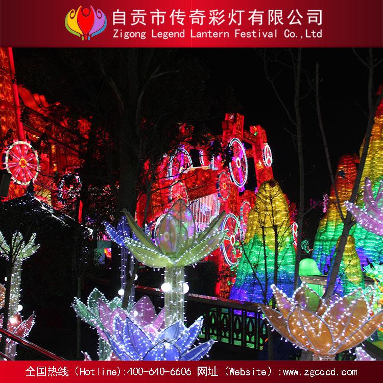 來(lái)圖設(shè)計(jì)制作傳統(tǒng)自貢燈會(huì)春節(jié)花燈展景觀雕塑園林亮化仿真恐龍