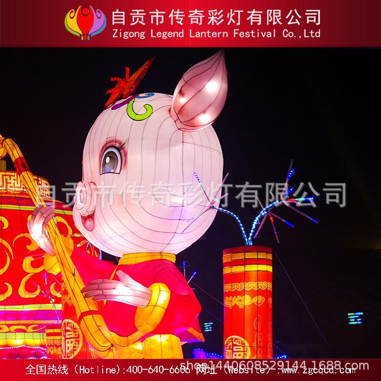 自貢大型彩燈制作，傳統(tǒng)純手工藝打造精品燈組，各類春節(jié)生肖形象