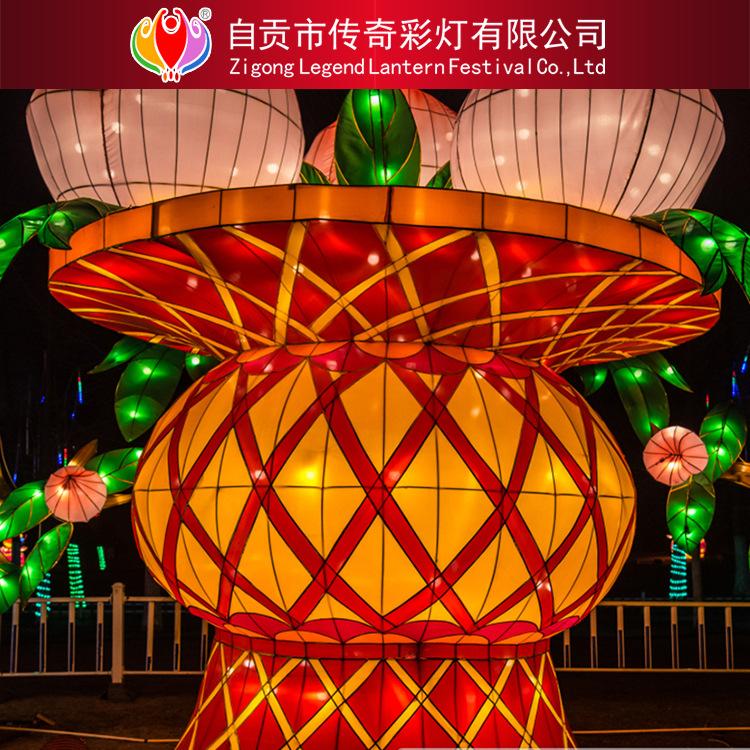 自貢廠家直銷中秋國(guó)慶春節(jié)傳統(tǒng)裝飾花燈
