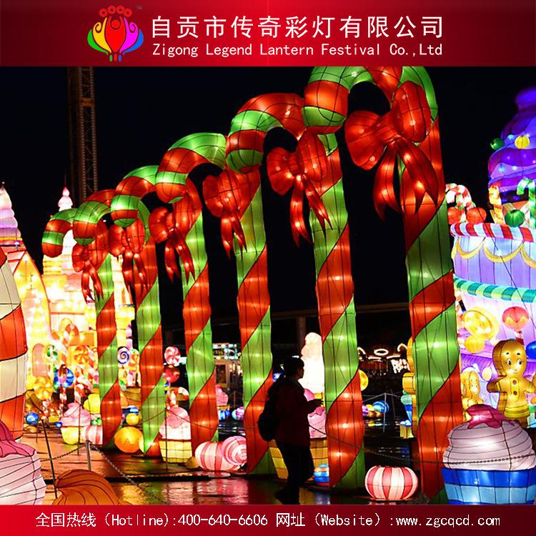 來(lái)圖定制各類(lèi) 圣誕 主題類(lèi) 卡通 拐棍 絲綢燈組 彩燈制作源頭廠家
