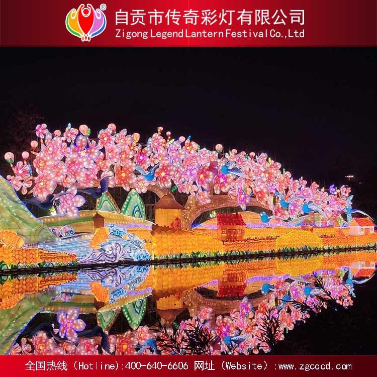 設(shè)計(jì)制作2021春節(jié)燈展元宵花燈戶外防水燈水上花燈展亮化燈會定制