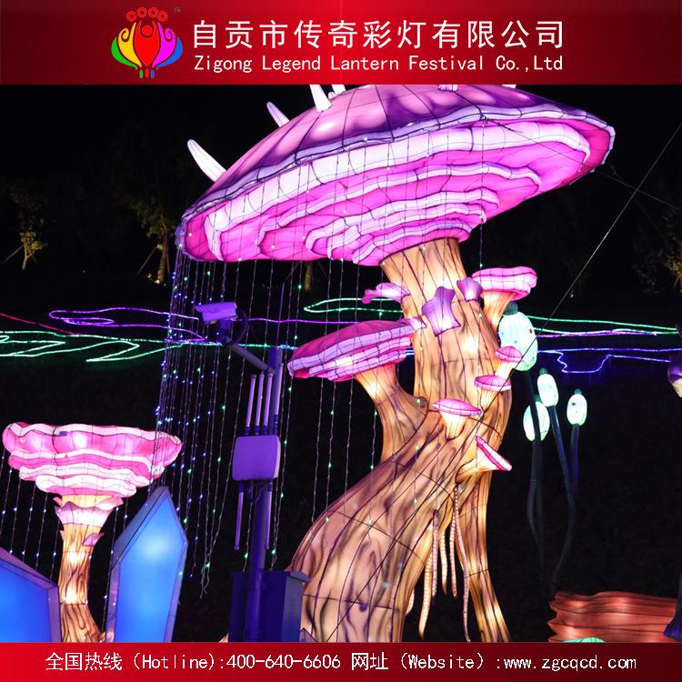 侏羅紀(jì)主題節(jié)日游樂(lè)場(chǎng)裝飾燈展自貢廠家制作設(shè)計(jì)卡通燈會(huì)
