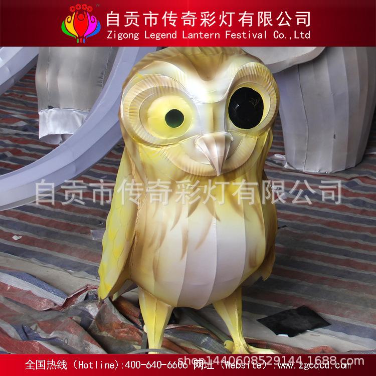 貓頭鷹動(dòng)物燈展/燈會(huì)/燈光節(jié)/主題燈會(huì)彩燈制作廠家直銷