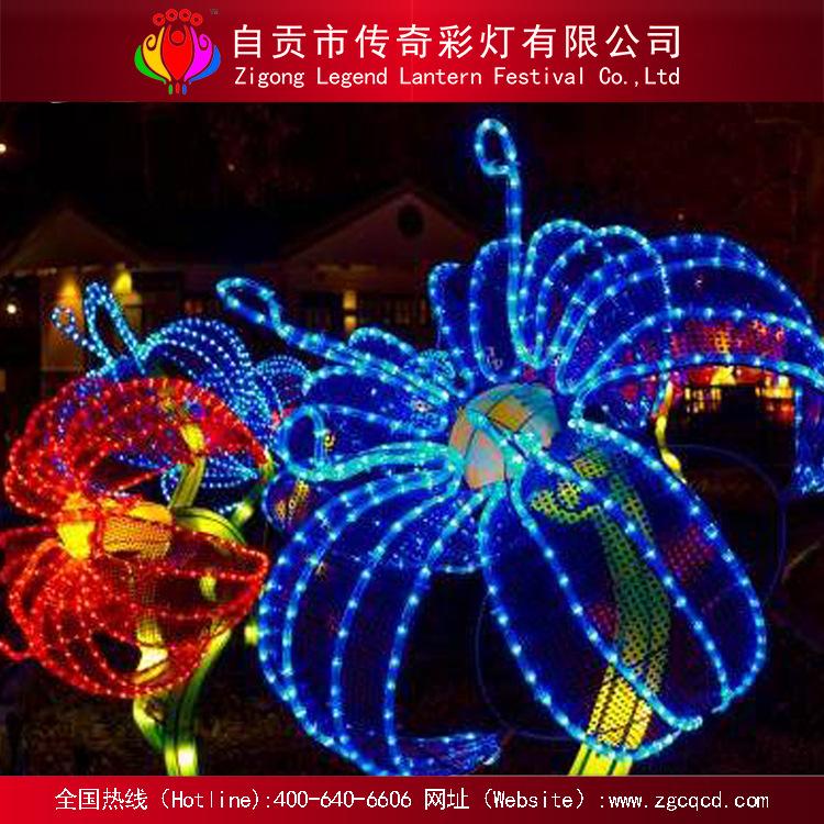 迎春亮化彩燈展 公園戶外裝飾節(jié)日主題自貢花燈 LED織布彩燈 燈會(huì)