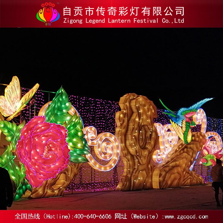 來圖設計制作春節(jié)主題燈會自貢各類花燈展