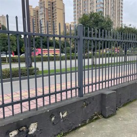 鋅鋼護(hù)欄 別墅庭院圍墻柵欄 鐵藝圍欄防護(hù)欄桿 小區(qū)方管藍(lán)白園藝圍欄護(hù)網(wǎng)