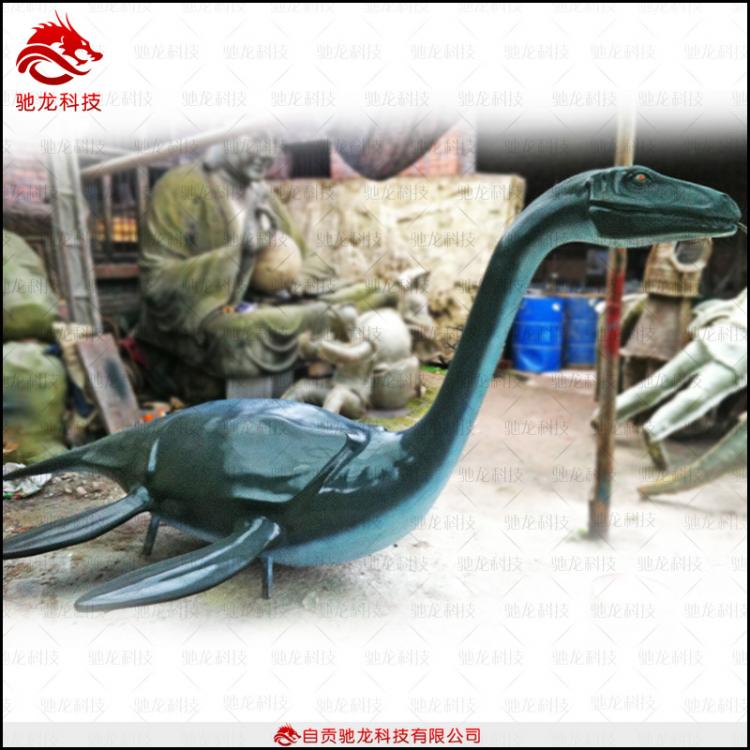 仿真尼斯湖水怪模型魚龍仿真骨架化石博物館科普恐龍制作恐龍公園設(shè)計制作公司